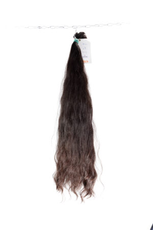 Hnědé vlnité vlasy na prodlužování vlasů